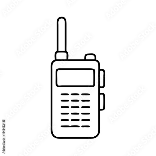 walkie talkie icon, walkie talkie vector illustration-simple illustration of walkie talkie, perfect for walkie talkie logos and icons