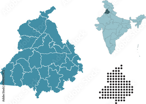 Set maps of Punjab state