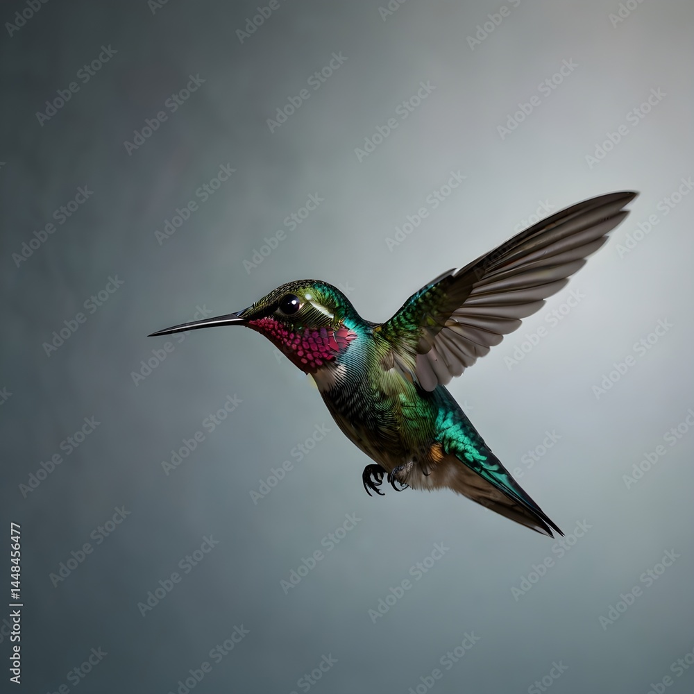 Fototapeta premium Hummingbird in Flight