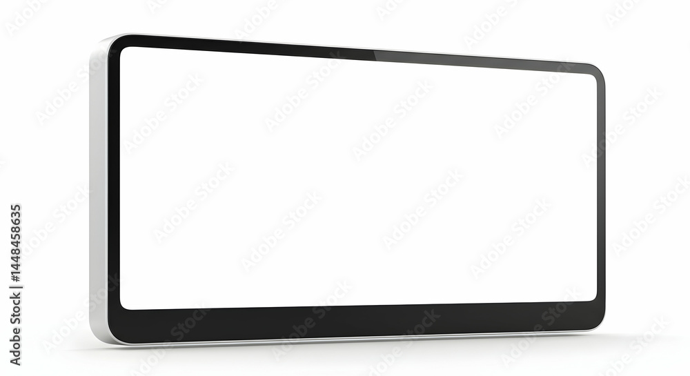 Blank Digital Signage Screen Mockup Perfect for Advertising and Presentation Designs Showcase your brand message on this sleek modern display ideal for various projects Blank Digital Signage Screen Mockup Perfect for Advertising and Presentation Designs Showcase your brand message on this sleek modern display ideal for various projects