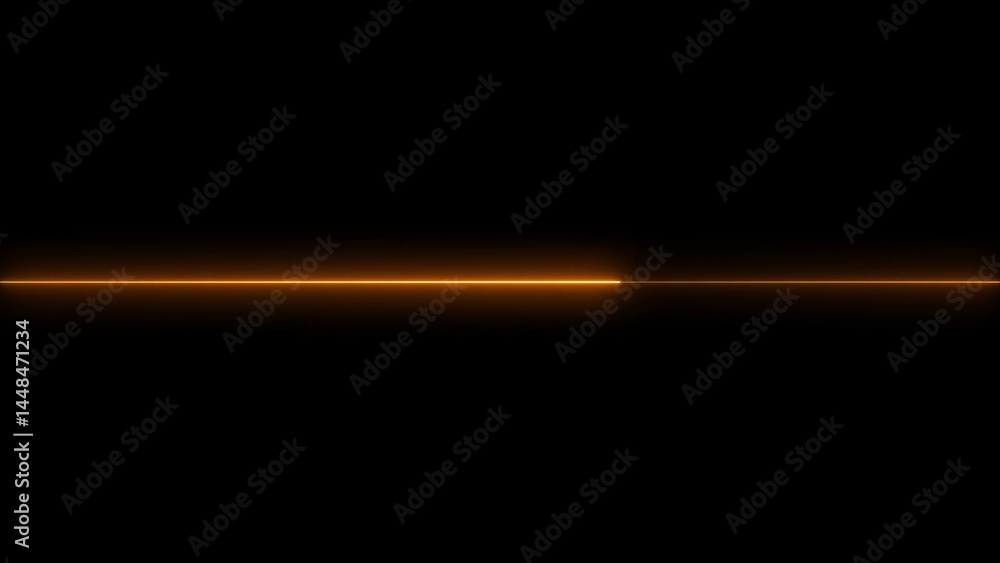 Fototapeta premium Abstract neon line icon animation glowing line Light effect icon
