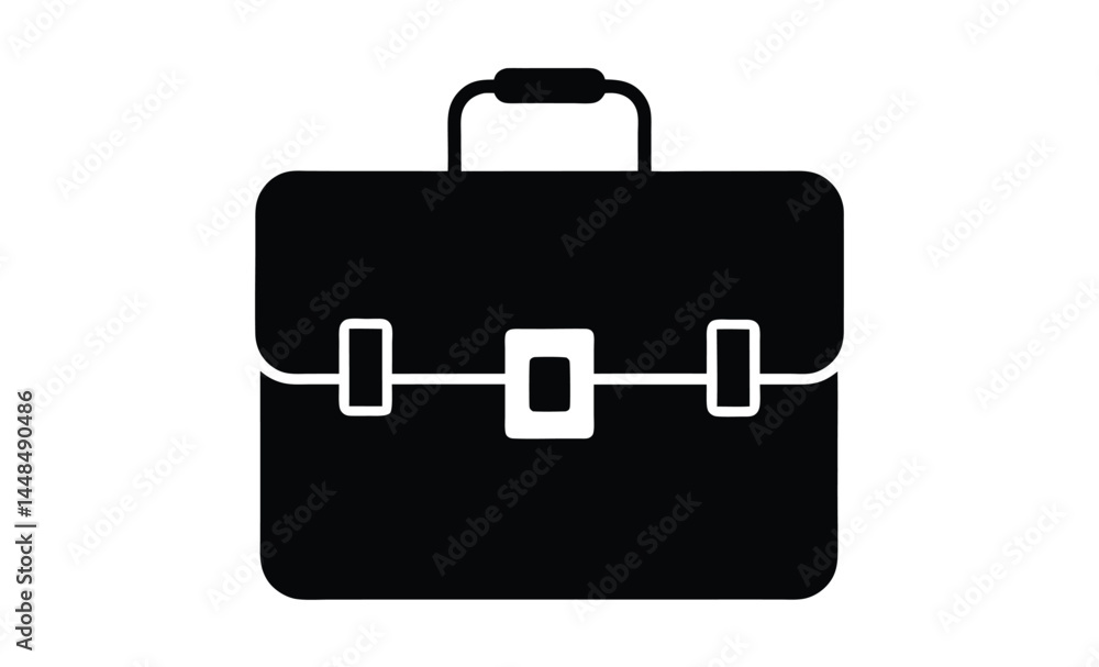 Briefcase silhouette, Briefcase icon vector, Suitcase symbol, Luggage Vector Briefcase silhouette, Briefcase icon vector, Suitcase symbol, Luggage Vector