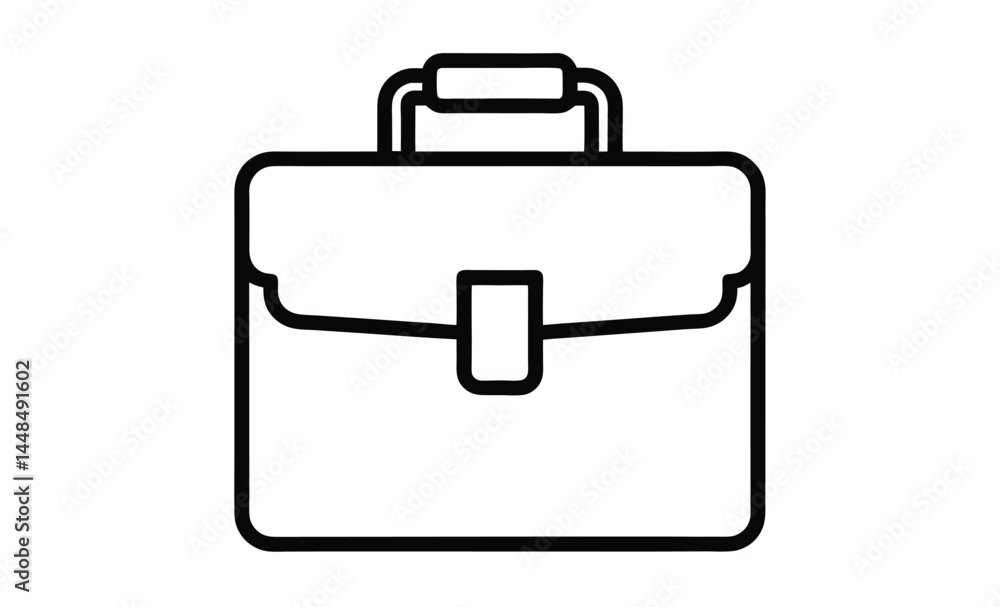 Briefcase silhouette, Briefcase icon vector, Suitcase symbol, Luggage Vector Briefcase silhouette, Briefcase icon vector, Suitcase symbol, Luggage Vector