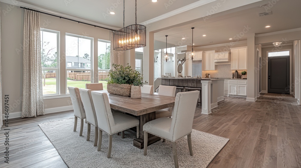 Spacious open-plan dining area Spacious open-plan dining area