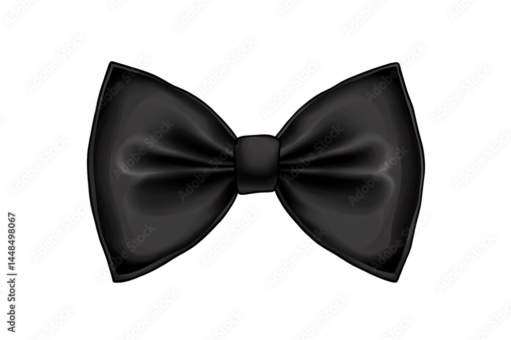 a black bow tie with a white background a black bow tie with a white background