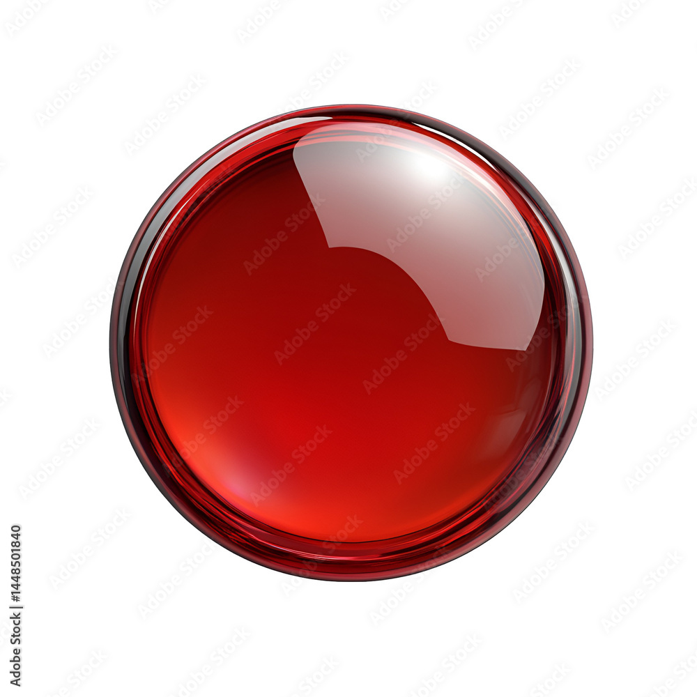 Red Glass Orb on Black Background Shiny Sphere Abstract Design Red Glass Orb on Black Background Shiny Sphere Abstract Design