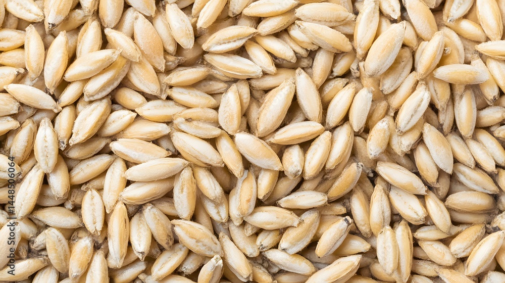 High-Resolution Closeup of Organic Wheat Grains High-Resolution Closeup of Organic Wheat Grains