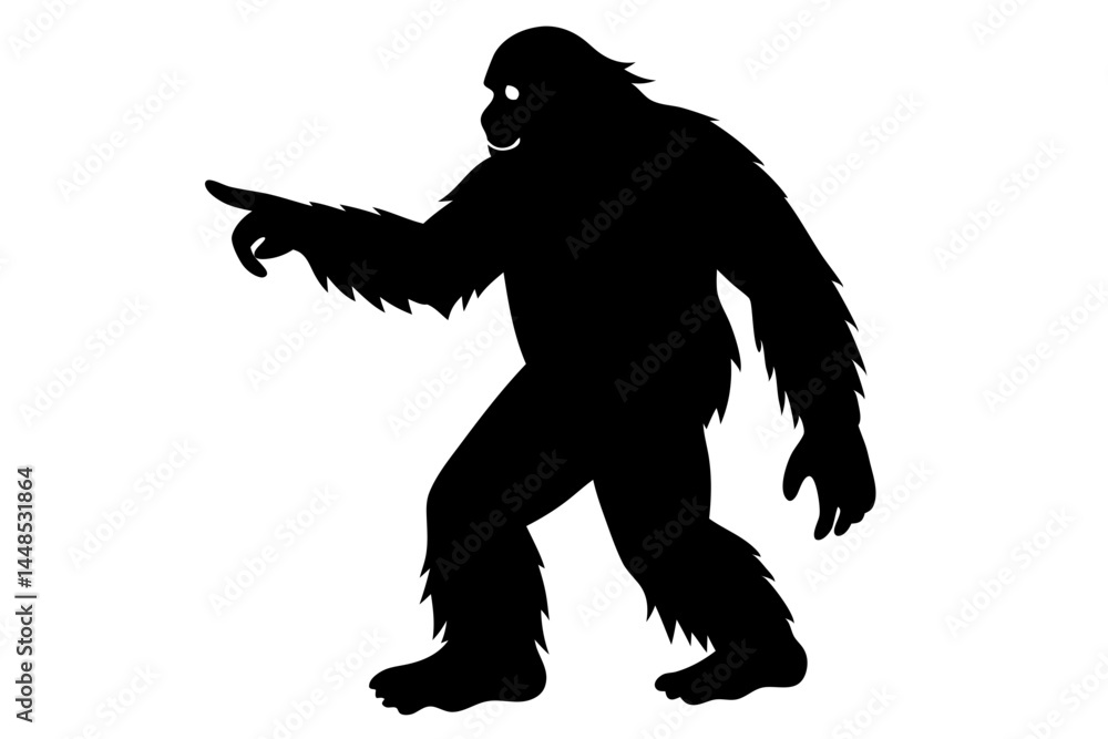 Bigfoot silhouette on transparent background mythical creature walking vector illustration, bigfoot, sasquatch, silhouette, transparent, figure, walking, stride, legendary, mythical, creature, mystery Bigfoot silhouette on transparent background mythical creature walking vector illustration, bigfoot, sasquatch, silhouette, transparent, figure, walking, stride, legendary, mythical, creature, mystery