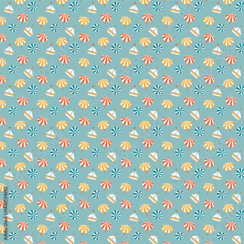 Desert Terracotta Seamless Pattern Background
