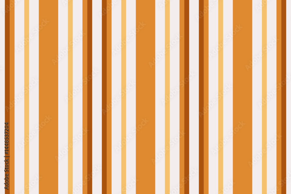 Isolation vertical texture fabric, shop vector textile seamless. Neutral stripe lines pattern background in white and orange colors. Isolation vertical texture fabric, shop vector textile seamless. Neutral stripe lines pattern background in white and orange colors.
