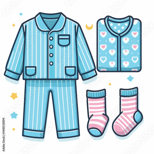 bed, home, sleep, pajamas, pajama, bedroom, child, woman, night, happy, sleepwear, young, female, lifestyle, girl, nightwear, clothes, kid, illustration, morning, rest, clothing, vector, person, white