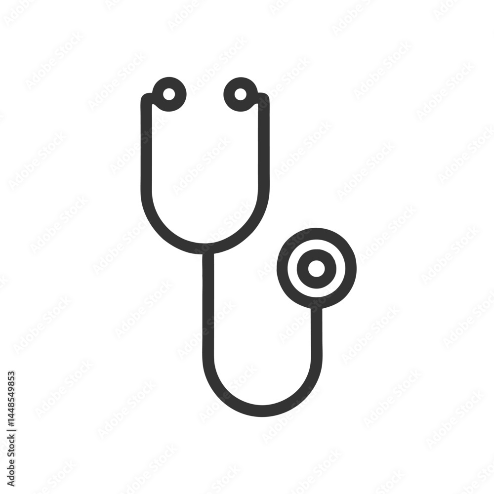 stethoscope on white background stethoscope on white background