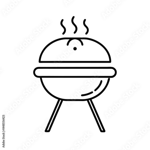 illustration of a barbecue grill