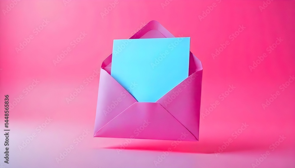 custom made wallpaper toronto digitalenvelopes with blank white card on pink background