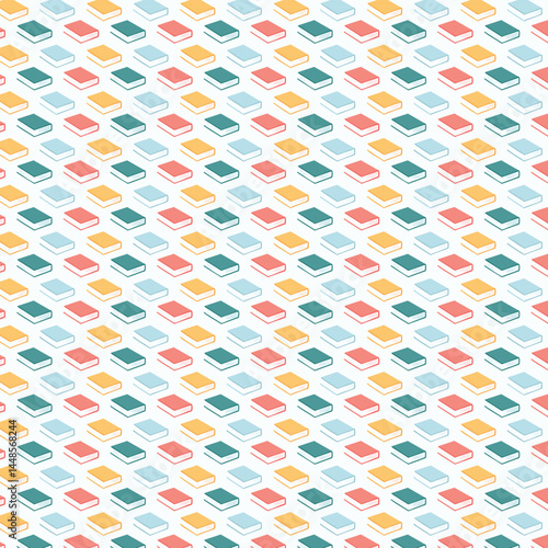 Rainbow Gradient Seamless Background Design
