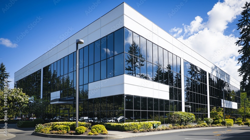Obraz premium Modern office building exterior