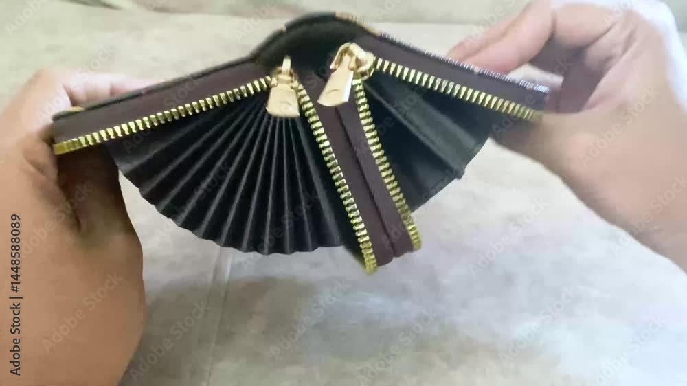 business money wallet cash finance open holding economy poor financial. credit empty poverty hand showing debt sad broke bankruptcy leather. person purse savings crisis problem pay payment bankrupt.