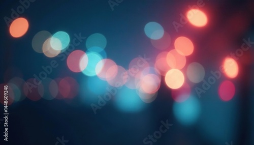 Blurred bokeh lights create ethereal ambiance, design, effect