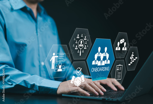 Φωτογραφία Onboarding new employee process concept