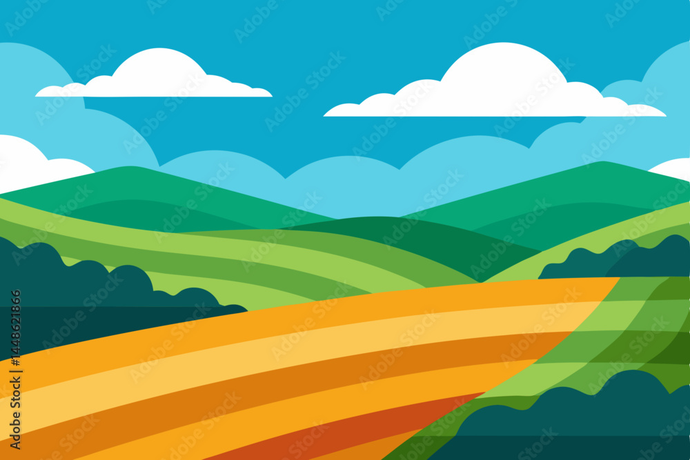 Obraz premium landscape with mountains