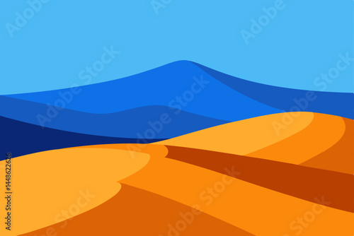 sand dunes in the desert