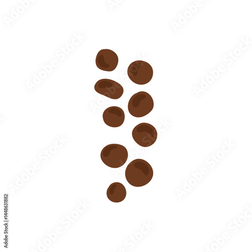 Bristol stool vector cartoon illustration