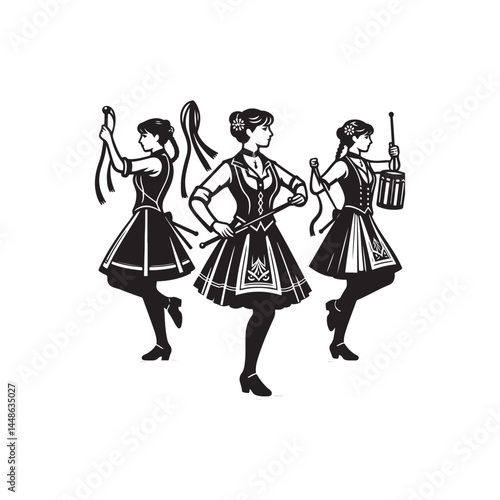 Morris Dancers Vector (1).eps