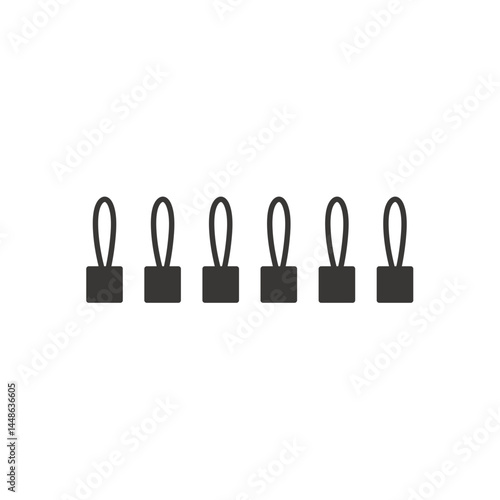 Metal binders. Notebook and calendar clips. Spiral and rings bonding stationery Vector notebook illustration.