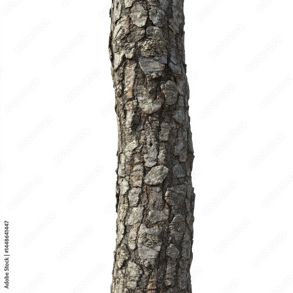 Fototapeta premium Rugged Tree Trunk Texture Closeup Bark Detail.
