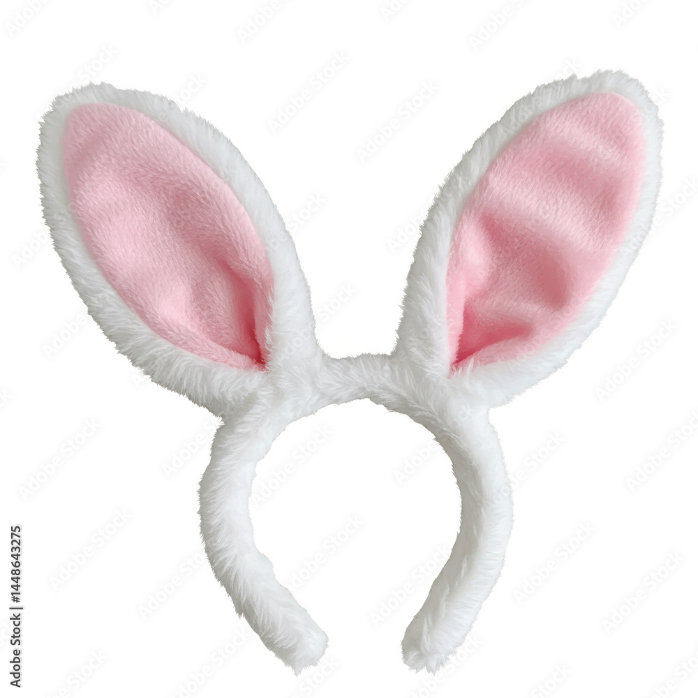 Bunny ears headband isolated on transparent background Bunny ears headband isolated on transparent background