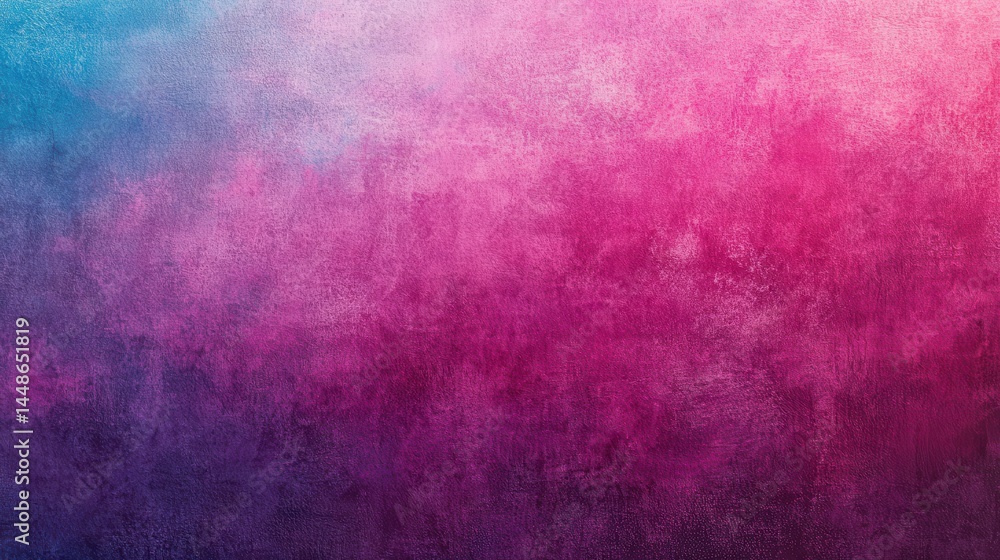 A 4K photo of vibrant gradient blend of pink, purple, magenta, and blue with a grainy texture, creating a modern, simple, and bright tone for an empty, blank space suitable. A 4K photo of vibrant gradient blend of pink, purple, magenta, and blue with a grainy texture, creating a modern, simple, and bright tone for an empty, blank space suitable.