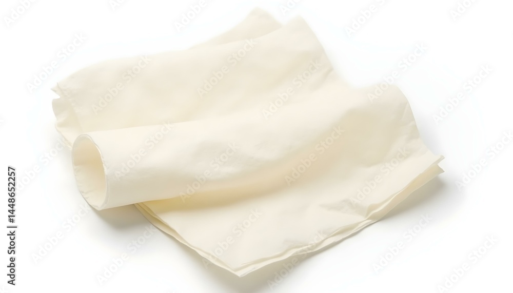 paper napkin isolated on white background paper napkin isolated on white background