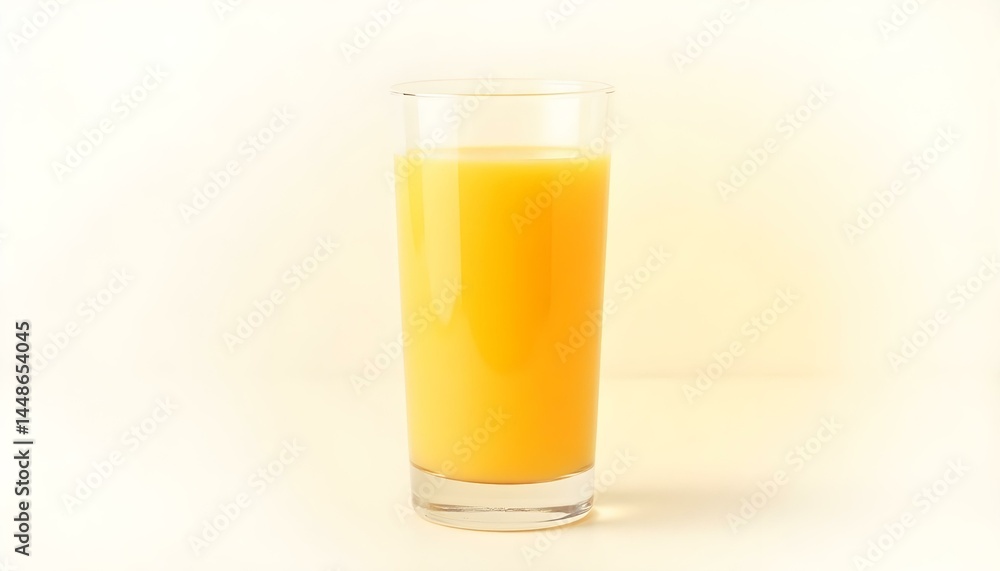 glass of mango juice isolated on a white background glass of mango juice isolated on a white background