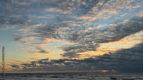 Sun Rays over the Ocean