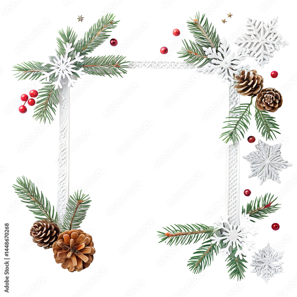 white snow christmas frame border on transparent background png white snow christmas frame border on transparent background png