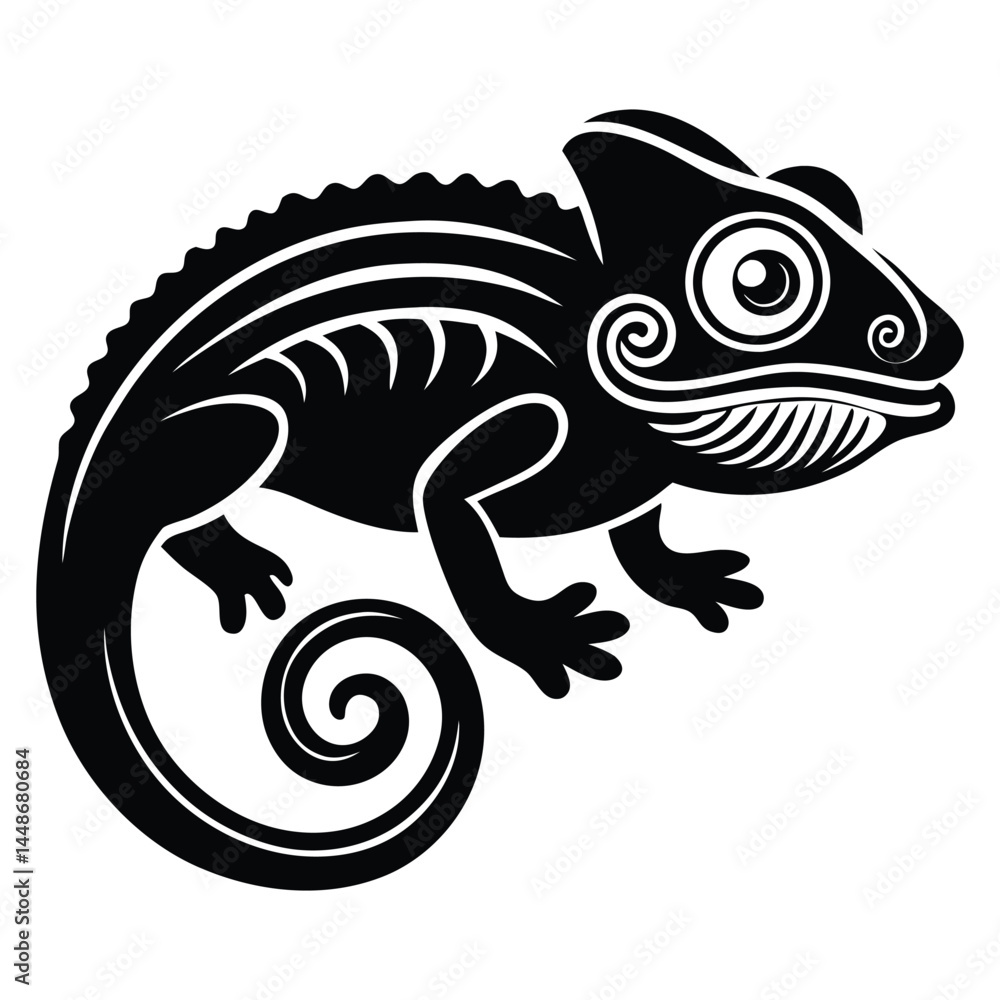 Chameleon silhouette line art vector illustration, Chameleon silhouette, Chameleon Vector art, Chameleon Clipart black Silhouette Chameleon silhouette line art vector illustration, Chameleon silhouette, Chameleon Vector art, Chameleon Clipart black Silhouette