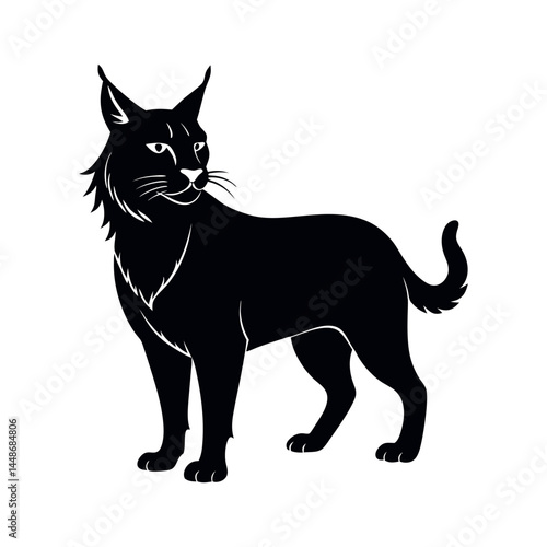 Bobcat Vector Silhouette