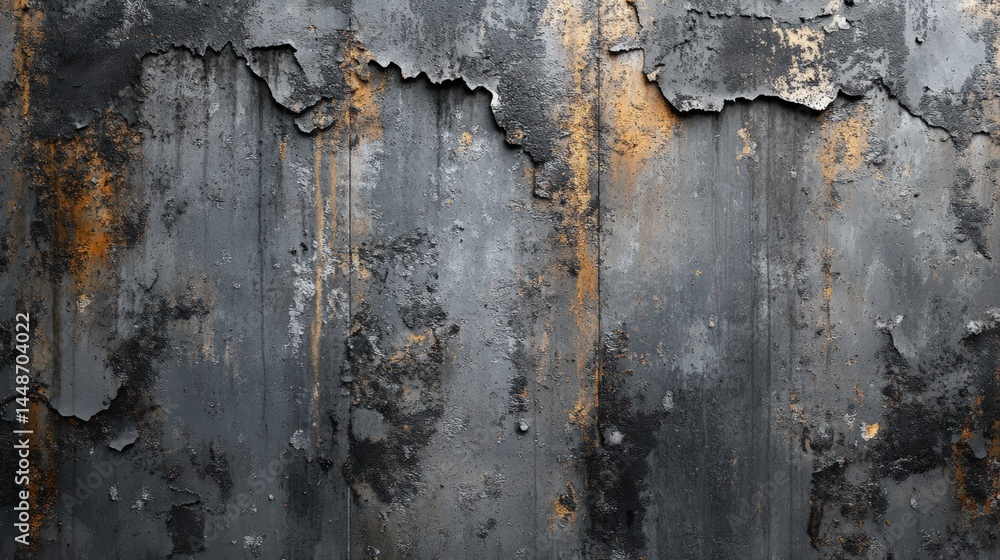 Obraz premium Rusty metal texture urban environment industrial view grunge