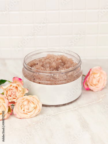 Homemade Coconut Sugar Body Scrub. Handmade Body Scrub