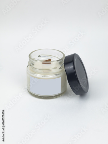 Scented candle for relax isolated on white background