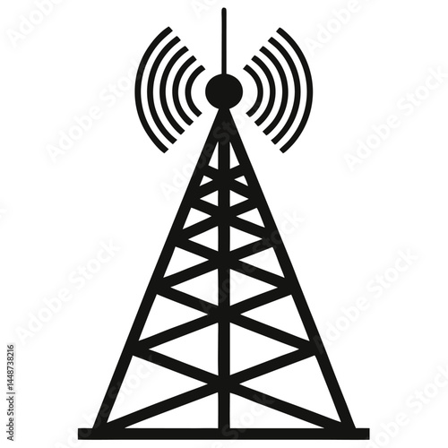 Communication Tower  A Symbol of Global Connectivity and Wireless Technology