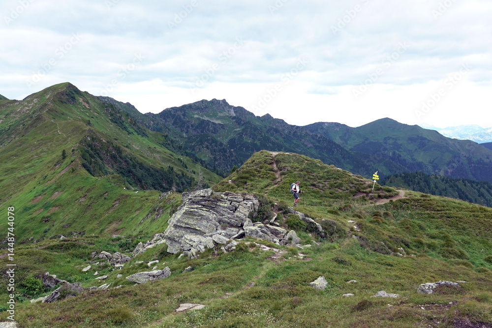 Wanderer am Plannereck Wanderer am Plannereck
