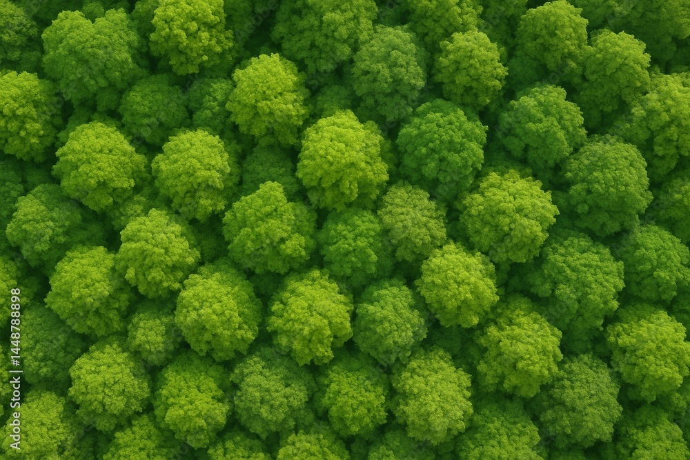 Lush green forest canopy aerial view of dense trees Lush green forest canopy aerial view of dense trees