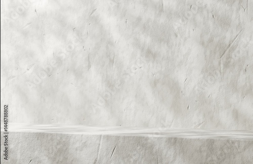 Organic drop shadow on a white wall