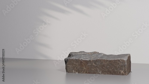 A gray stone block is isolated on white background
Автор: MicroTee
