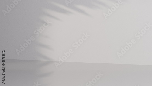Organic drop shadow on a white wall
