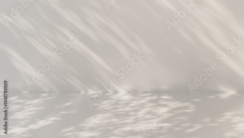 Organic drop shadow on a white wall