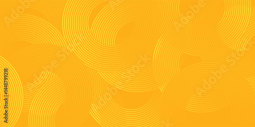 Pasta background, spaghetti abstract geometric pattern. Macaroni yellow poster. Wavy abstract pattern. vector illustration eps 10.