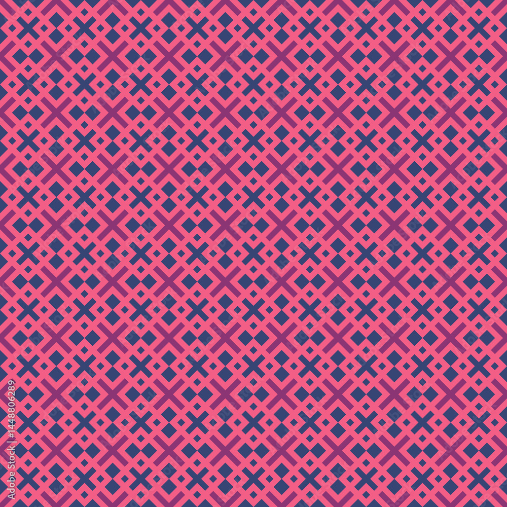 Geometric Pattern in Pink and Purple Geometric Pattern in Pink and Purple