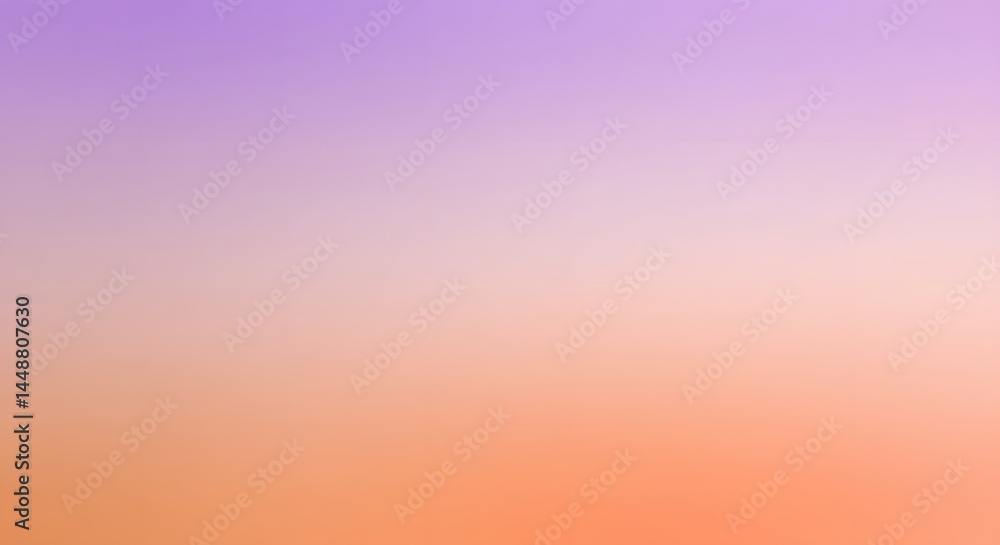Naklejka premium Gradient Background with Pastel Colors, Light Pink, Purple, Orange